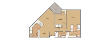 B2-Mountain View 2 Bed/2 Bath