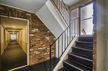 Stairs at Crown Pointe Apartments, Covington, KY