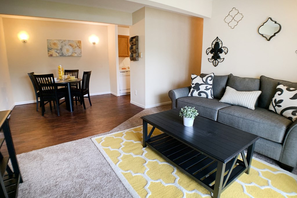 Living And Dining Area at Crown Station Apartments, Amelia, Ohio