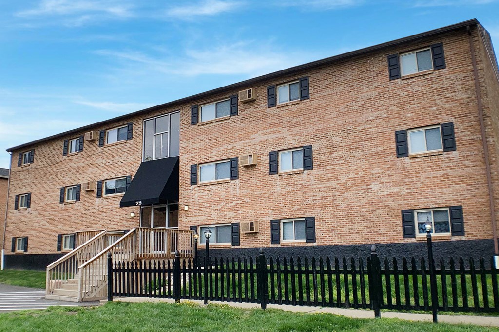 Back Exterior at Crown Station Apartments, Amelia, 45102