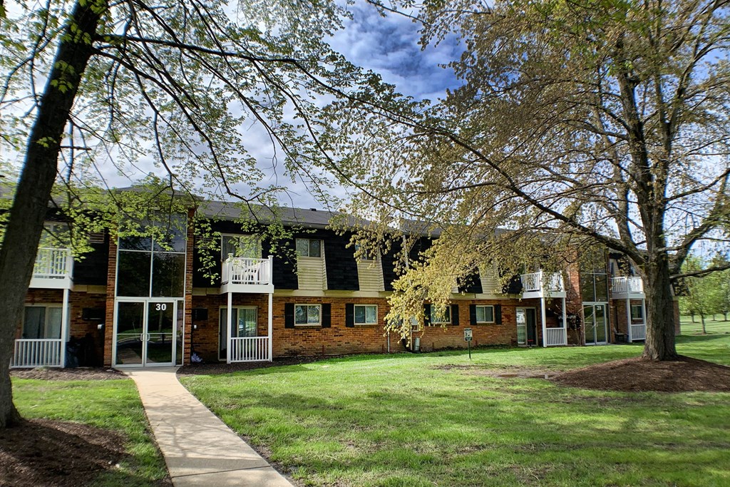 Lush Green Outdoor at Crown Station Apartments, Amelia, OH, 45102