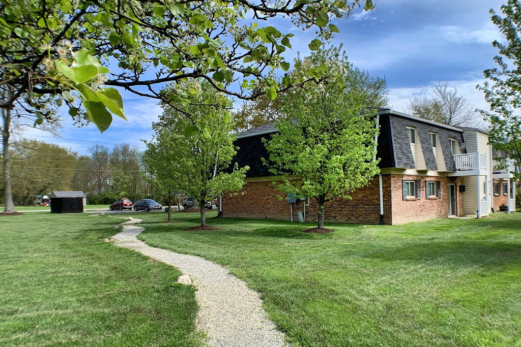 Green Space Walking Path at Crown Station Apartments, Ohio, 45102
