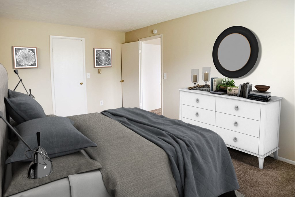 Bedroom at Crown Station Apartments, Amelia, 45102