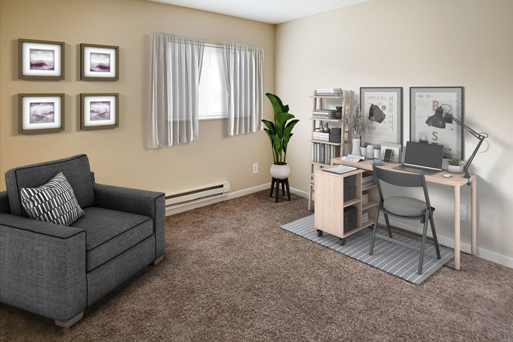 Living And Work Desk at Crown Station Apartments, Ohio, 45102