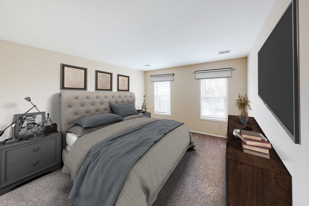 Virtual Living Bedroom at Woodhills Apartments, West Carrollton, 45449