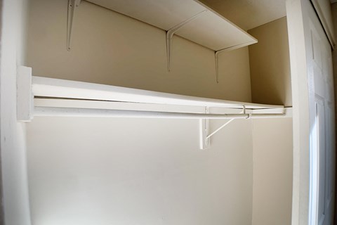 Shelf for storage at Oakwood Apartments, Florence, Kentucky