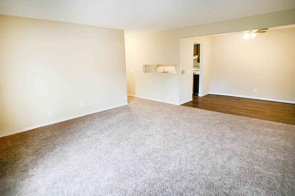 Unfurnished Living Room  at Concord Woods Apartments, Milford