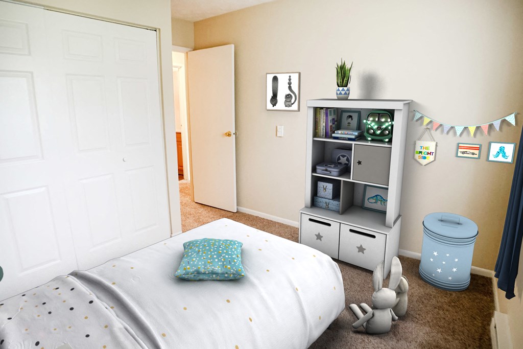 Bedroom  at Concord Woods Apartments, Milford, OH