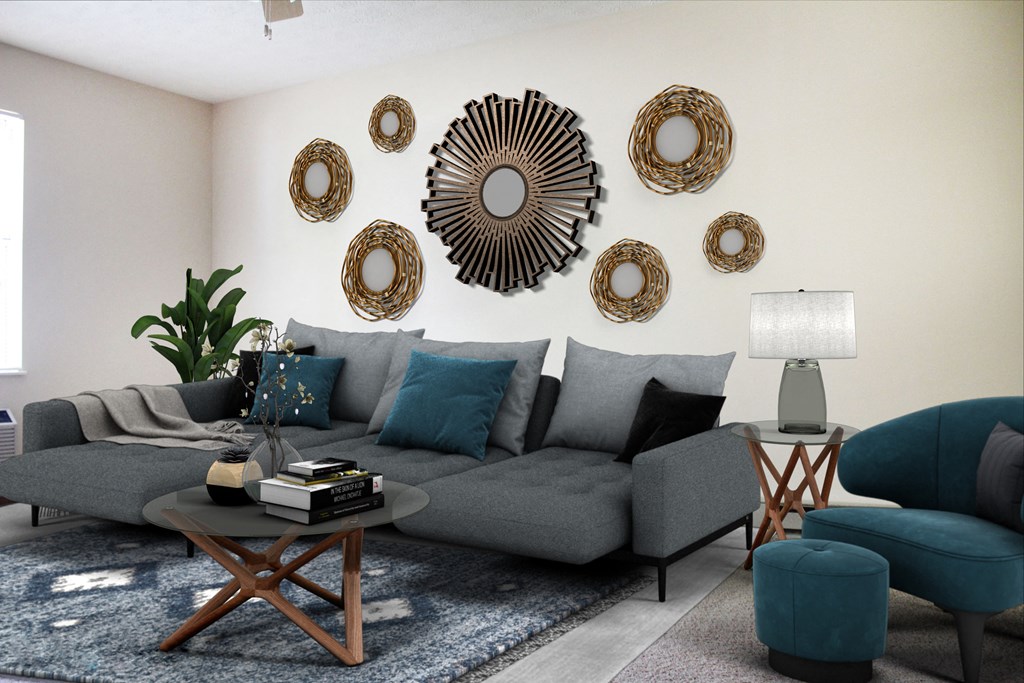 Virtual Living Room at Wyndemere Apartments, Franklin, Ohio