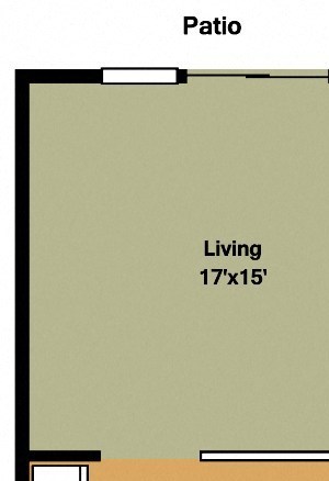 2 Bed, 2 Bath Floor Plan 2 Bed, 2 Bath Floor Plan at Shenandoah Properties, Lafayette