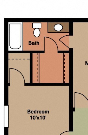 3 Bed 2 Bath Floor Plan 3 Bed 2 Bath Floor Plan at Shenandoah Properties, Indiana