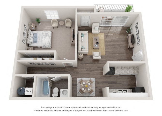 Colonial Towne Floor Plan 1