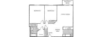 2Bed1Bath-C