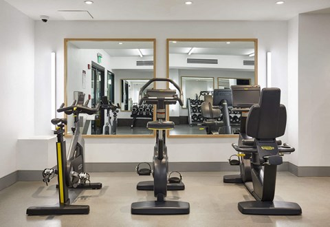 the gym in our hotel is equipped with state of the art equipment