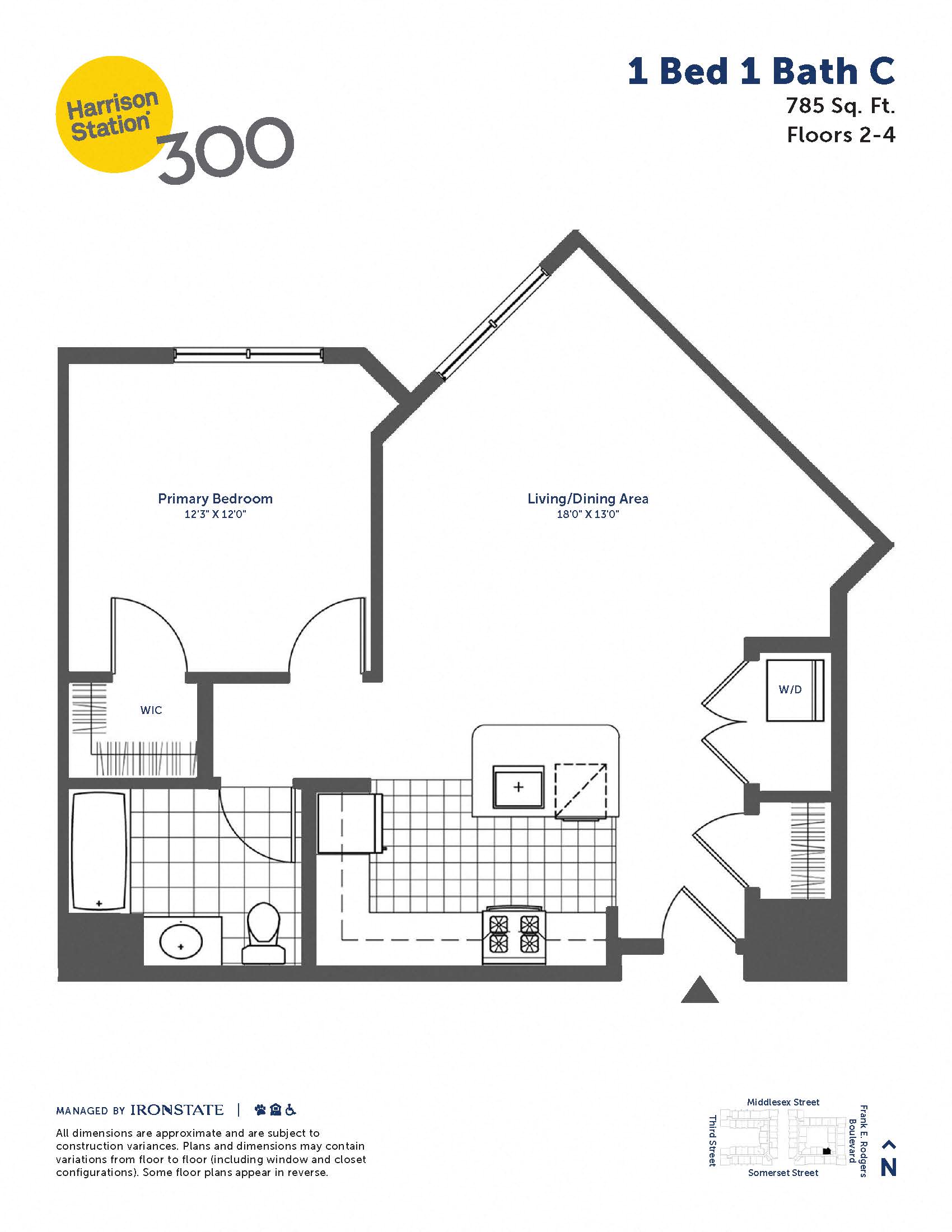 1 Bed 1 Bath C