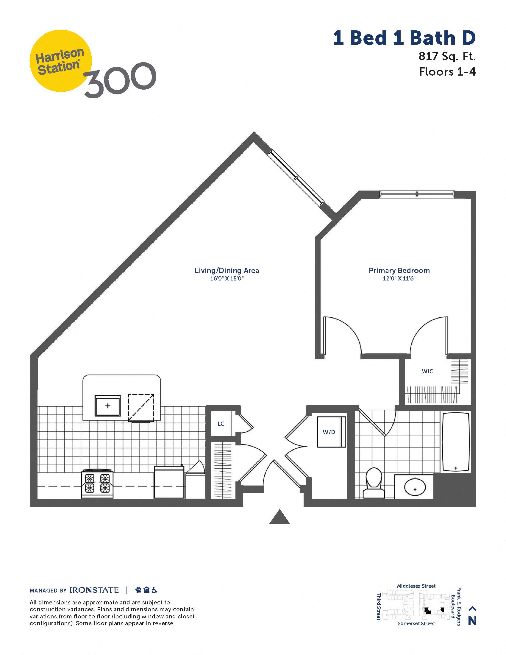 1 Bed 1 Bath D