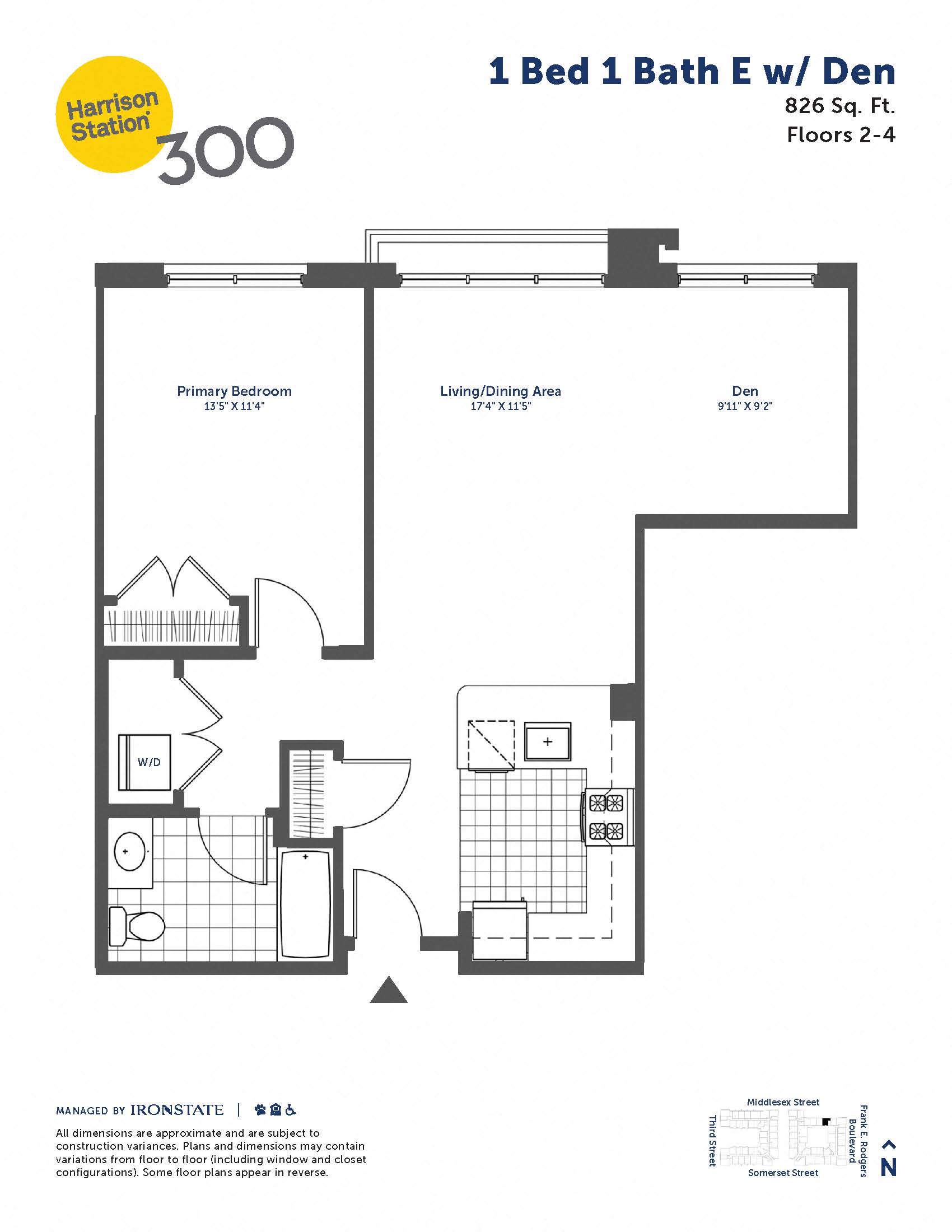 1 Bed 1 Bath E