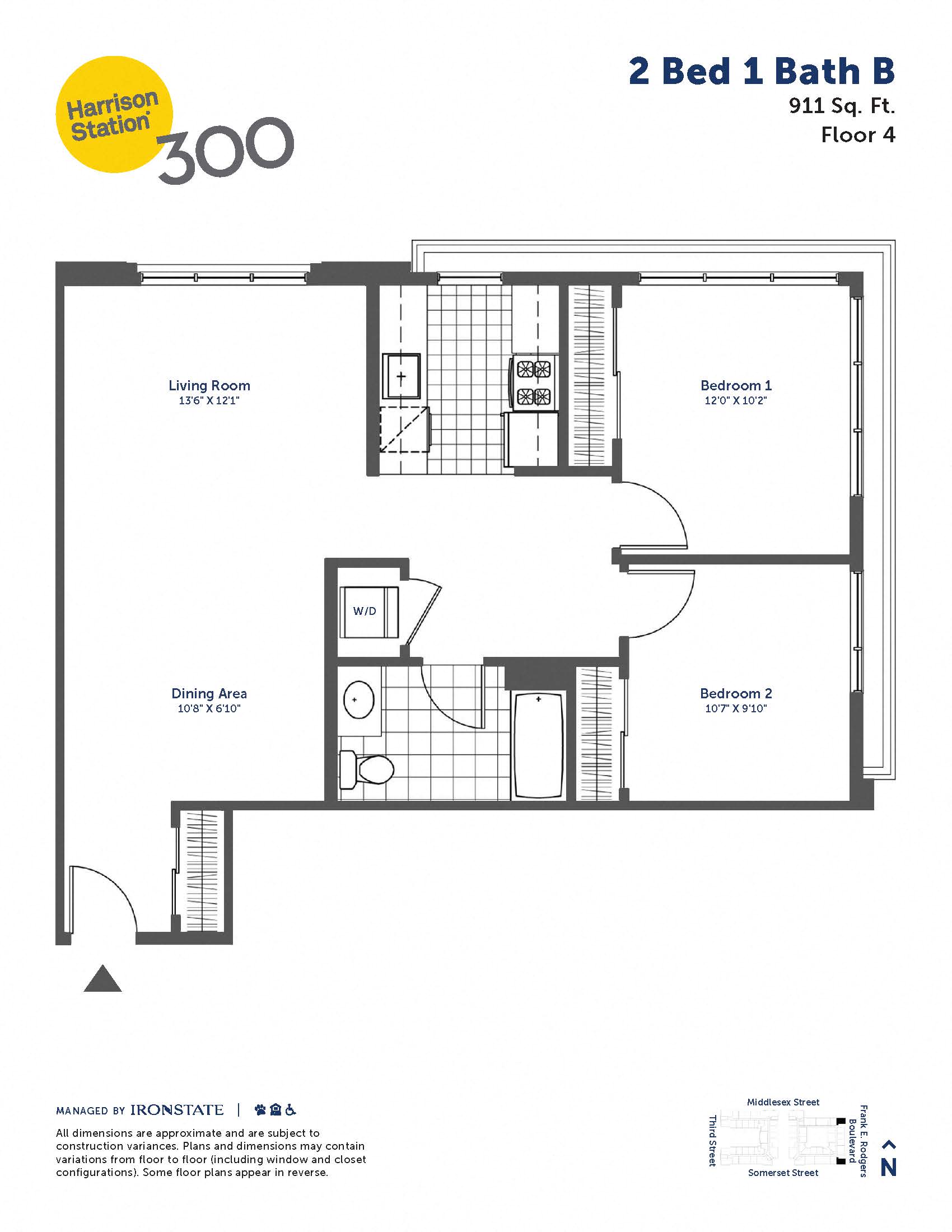 2 Bed 1 Bath B