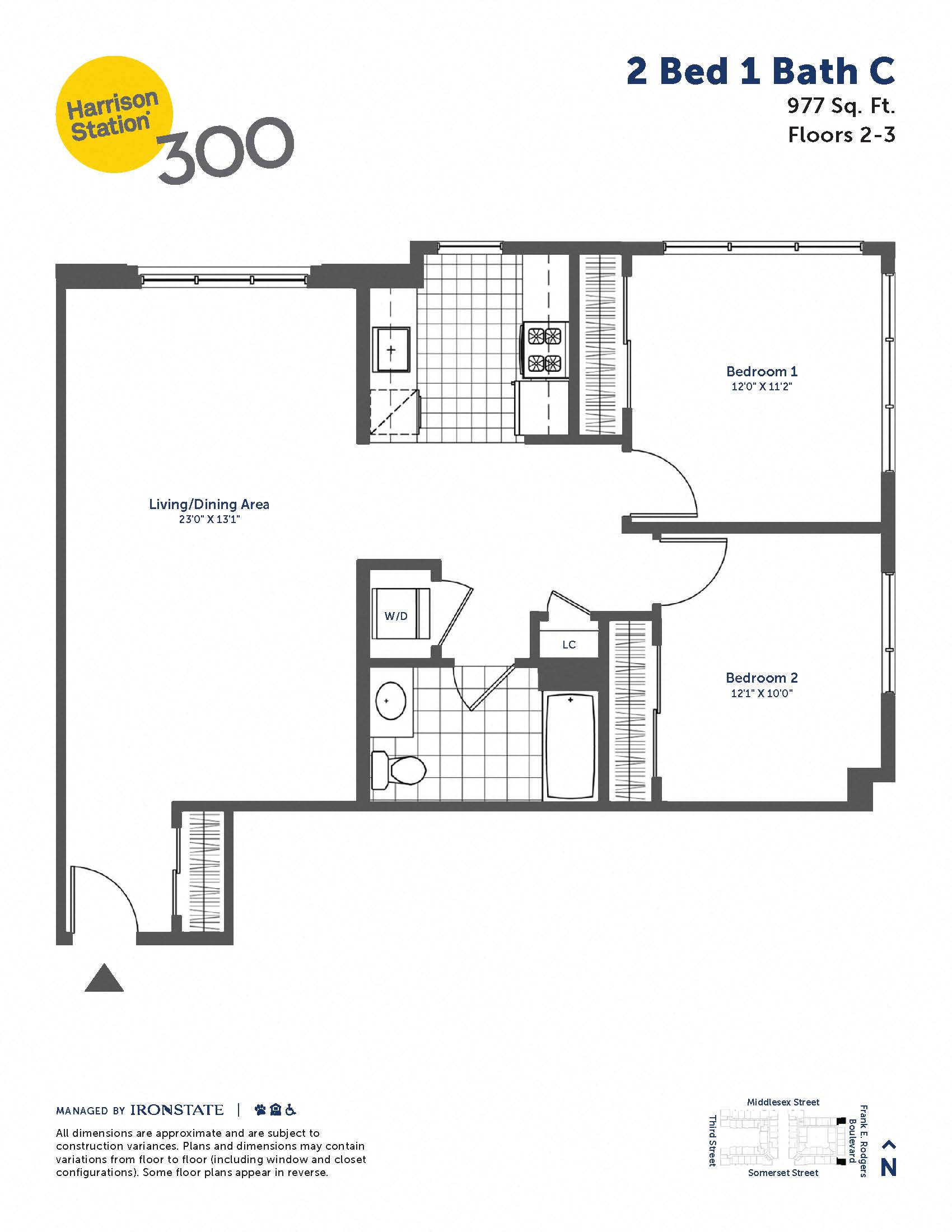 2 Bed 1 Bath C