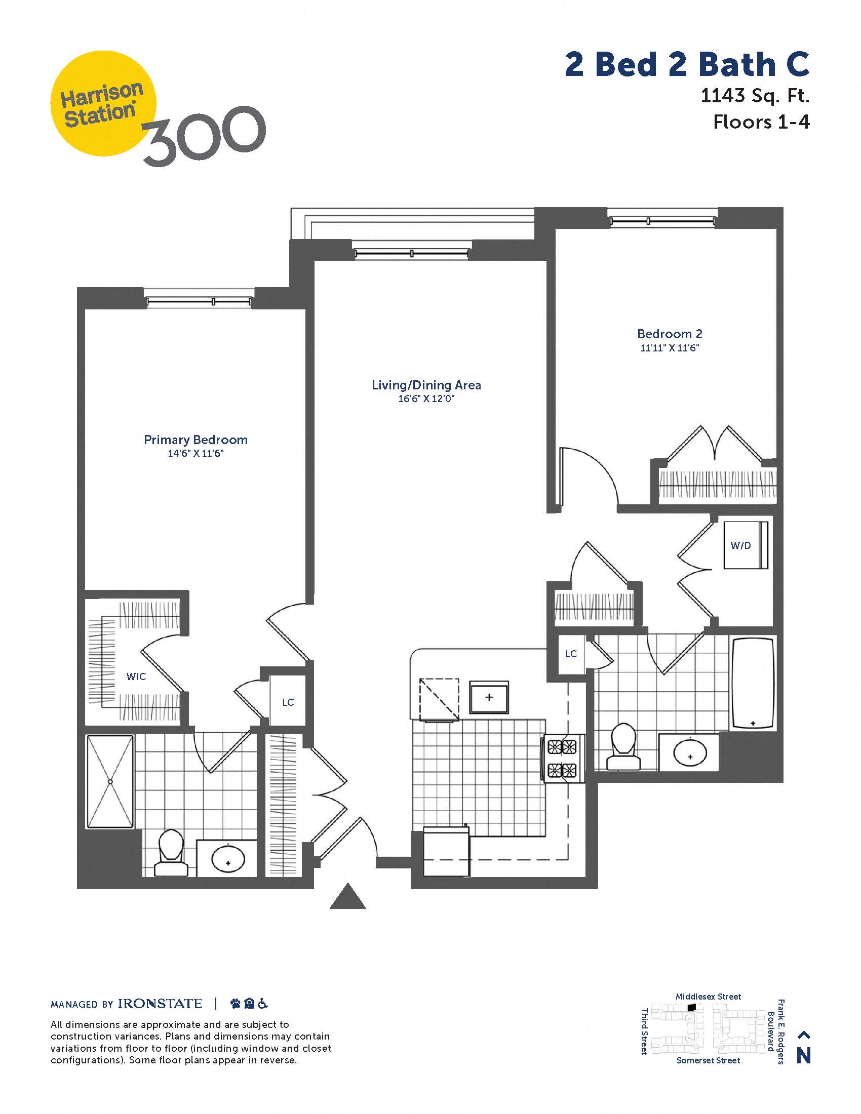 2 Bed 2 Bath C