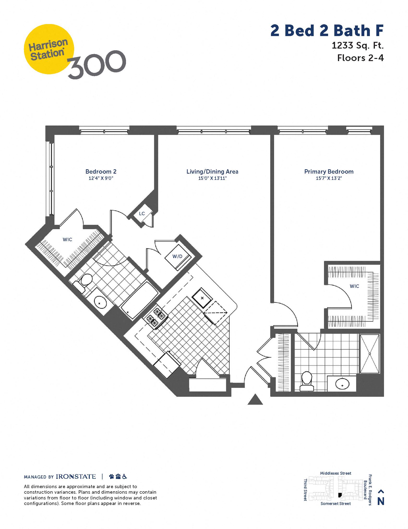 2 Bed 2 Bath F