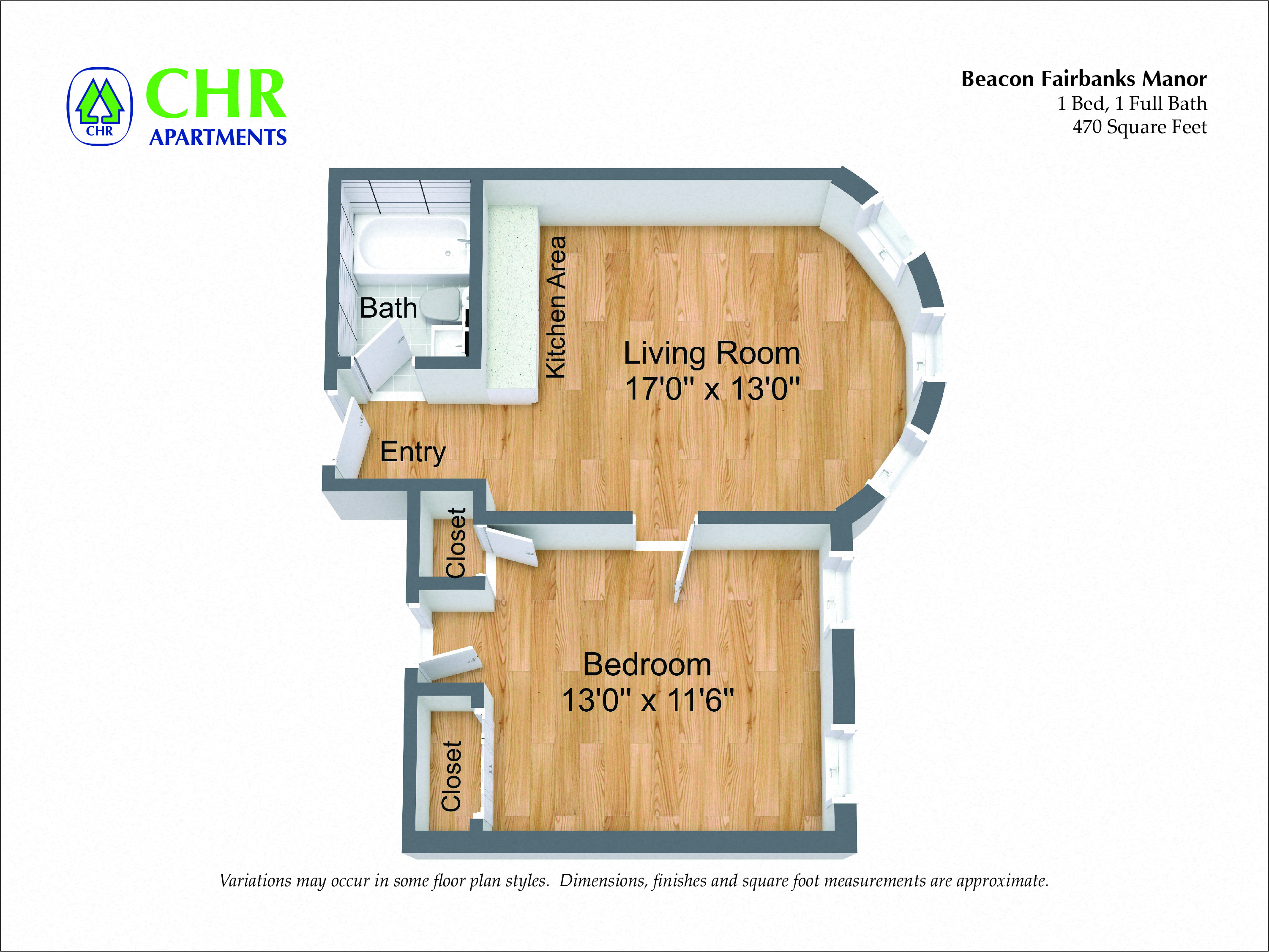 1 Bedroom/1 Bath