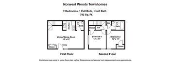 2 BR - Townhome