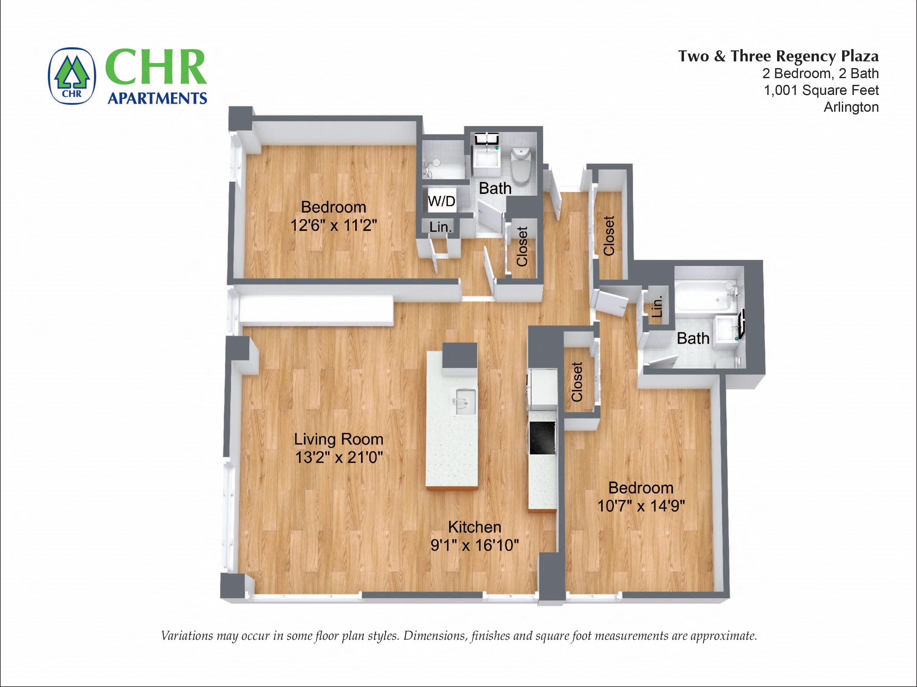 2 Bed/2 Bath with Dining Area