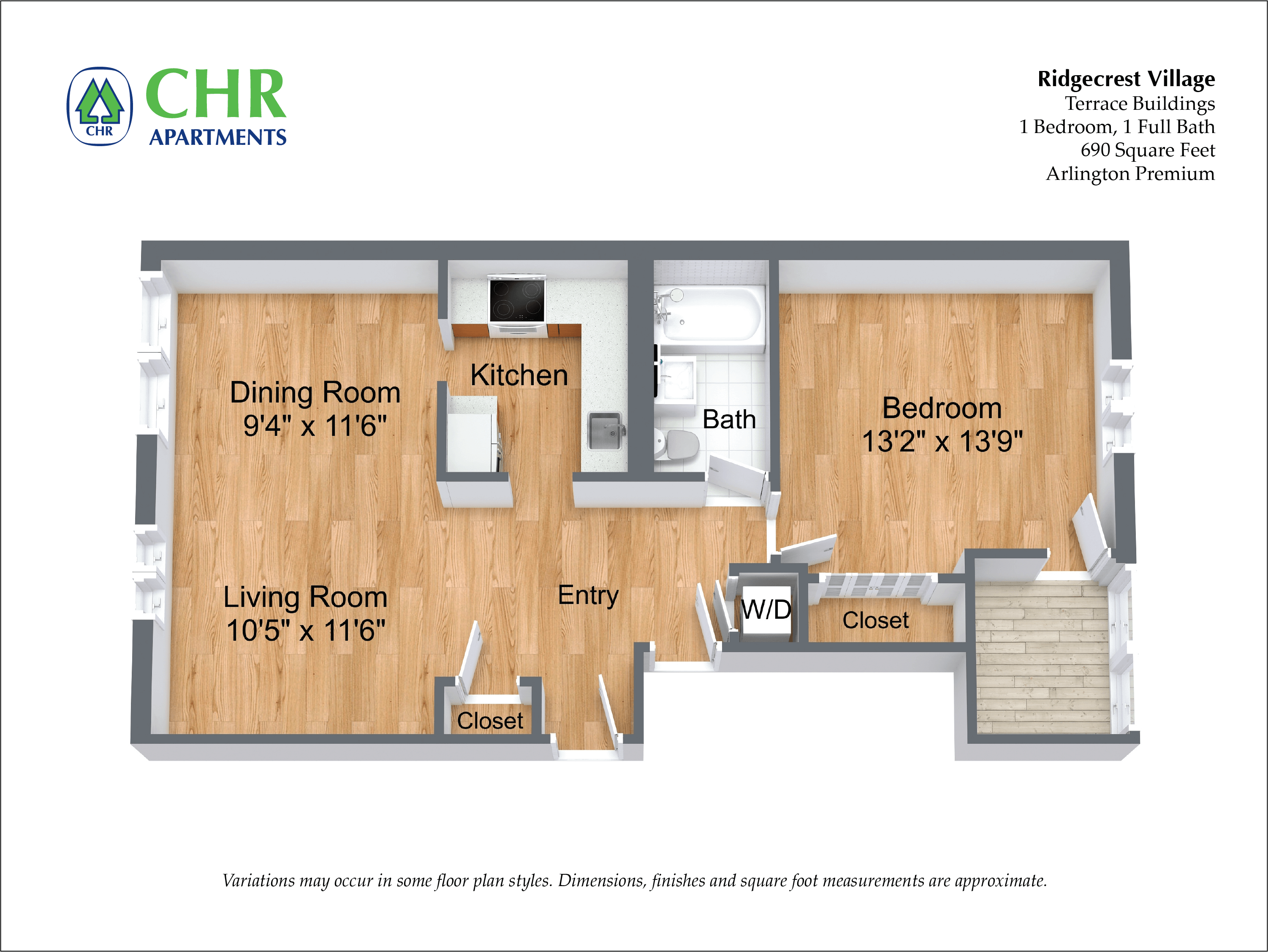 1 Bed/1 Bath - Edgemere
