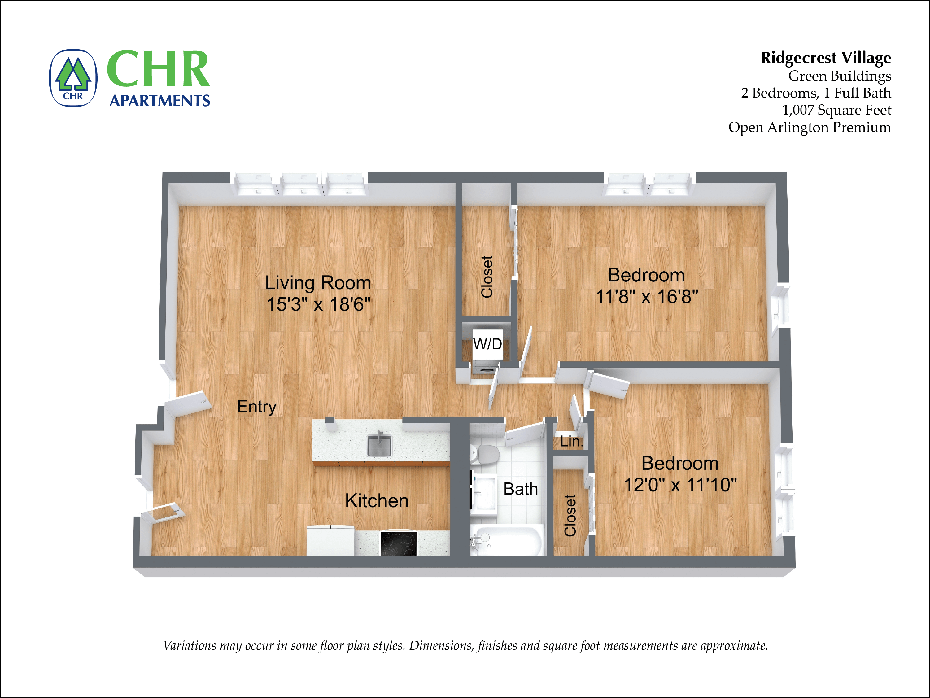 2 Bed/1 Bath
