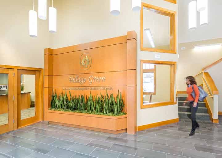 Resident Services and Lifestyle Center Lobby