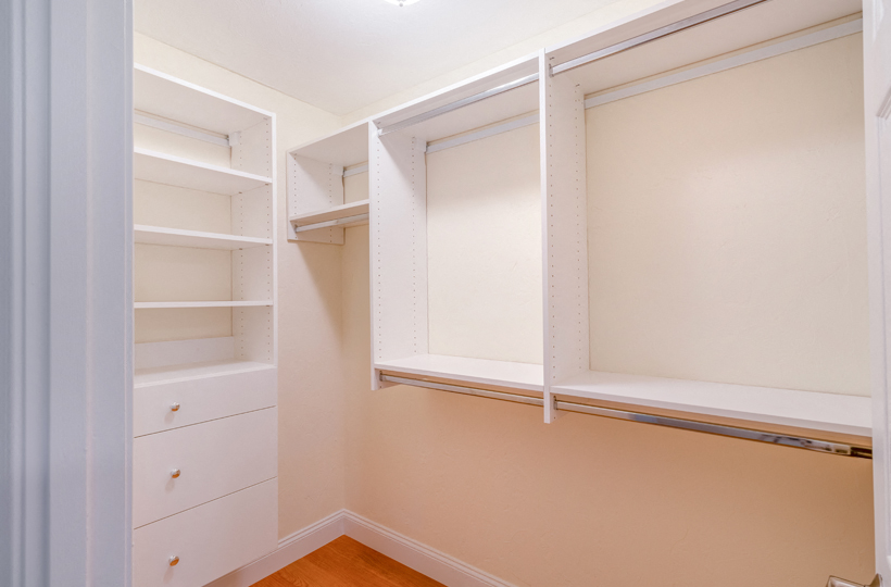 Waterfall Hill at Canton MA Apartments - Primary Bedroom Closet