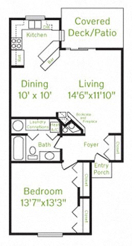 Floorplan Photos Gallery The Granada Floor Plan at Enclave, Beavercreek, OH, 45431