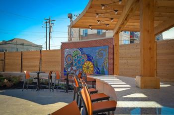 Outdoor Lounge at Desales Flats, Ohio, 45206