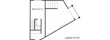 2BR 2BA LOFT - FLOOR PLAN E - 972 HILGARD