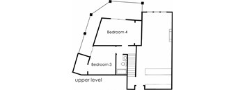 4BR 2BA - FLOOR PLAN A - 972 HILGARD