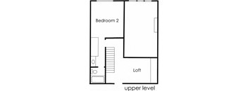 2BR 2BA PH - FLOOR PLAN B - 972 HILGARD