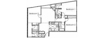 3BR 3BA - FLOOR PLAN A - 10930 ASHTON