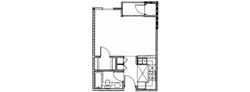 SINGLE 1BA - FLOOR PLAN B - 10930 ASHTON