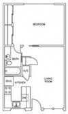 1 Bedroom 1 Bathroom