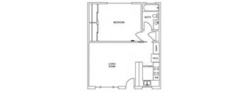 1 Bedroom 1 Bathroom