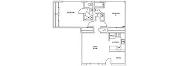 2 Bedroom 2 Bathroom