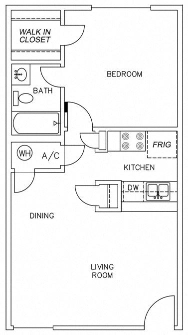 1 Bedroom 1 Bathroom