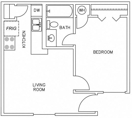 1 Bedroom 1 Bathroom