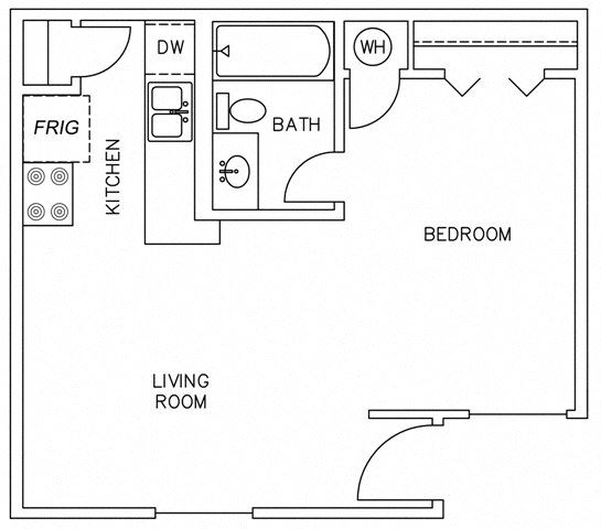 0 Bedroom 1 Bathroom