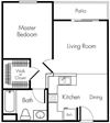 1Bed1Bath