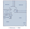 2Bed1Bath