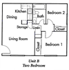 2Bed1Bath