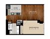 A1 1 Bed 1 Bath Floor Plan A1 1 Bed 1 Bath Floor Plan at Optima Old Orchard Woods, Illinois, 60077