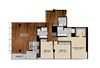 C3 3 Bed 2.5 bath Floor Plan C3 3 Bed 2.5 bath Floor Plan at Optima Old Orchard Woods, Skokie